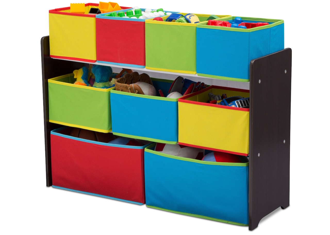 Delta Children Deluxe Multi Bin Toy Organizer with Storage Bins